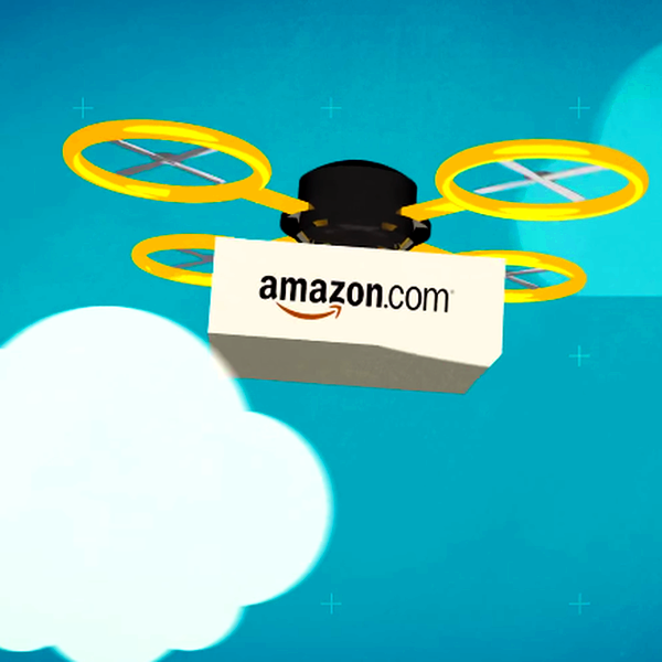 Amazon,авиация,беспилотник,дрон, Amazon Prime Air: беспилотник впервые в истории доставил посылку реальному клиенту